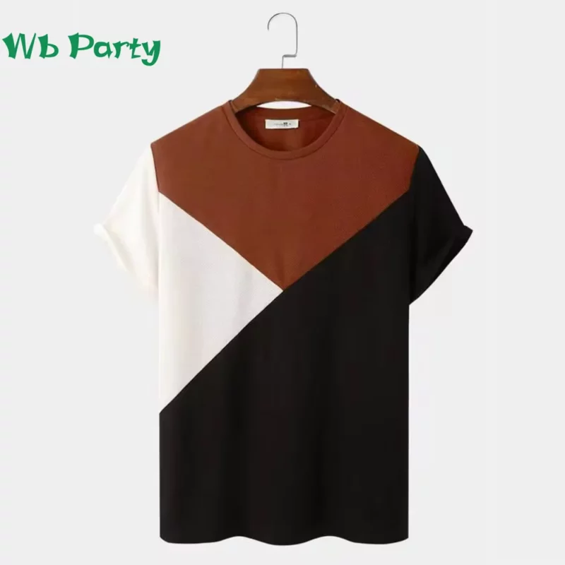 Vintage Striped Pattern Printing T shirt Men Designer Man T shirt Short Sleeve Tee Men Clothing Striped Print Clothes O-Neck Tee - Image 6