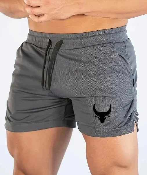 Men's Geometric Pattern Basketball Shorts with Mid Waist Micro Elastic Quick Drying Breathable Sports Pants for Running Fitness